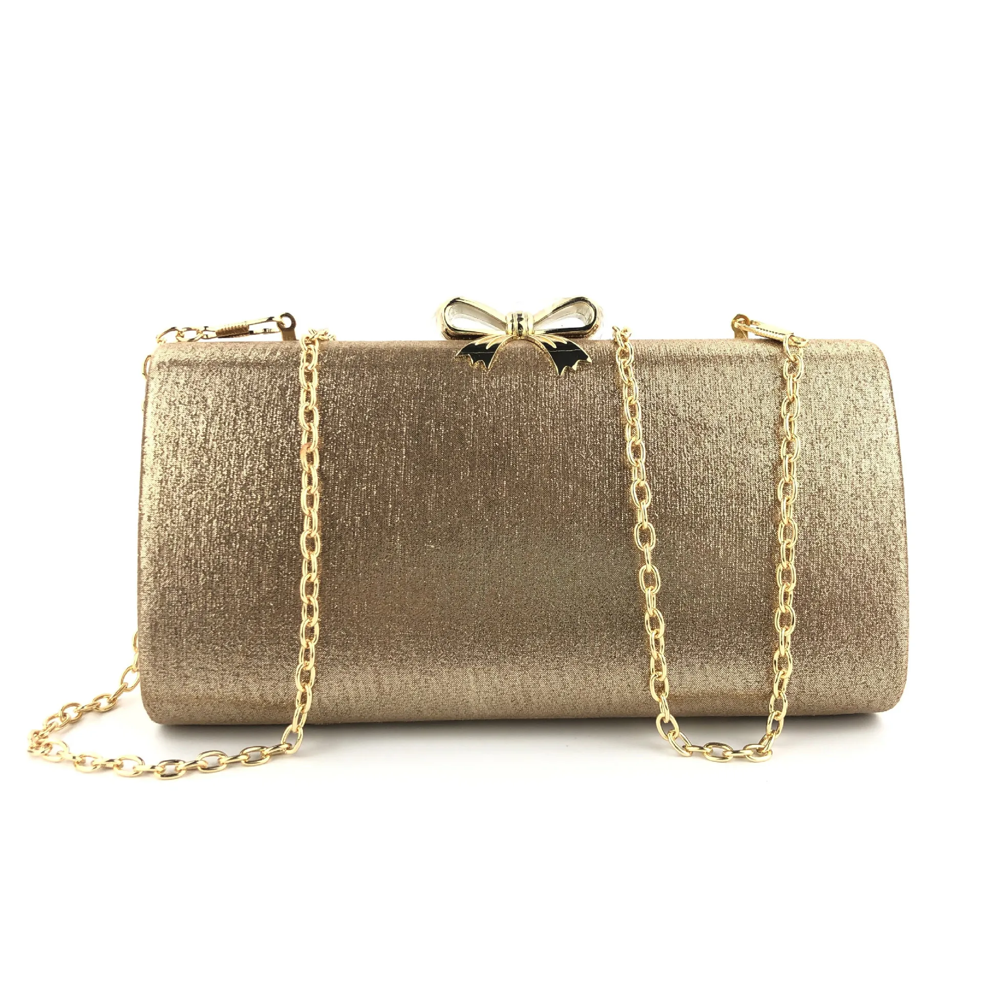 Модная темпераментная однотонная сумка с бантом и пряжкой, женские вечерние сумки