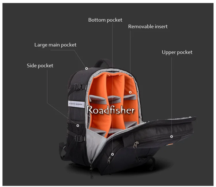 Professional dslr Camera Backpack Canon Nikon Bag SP-SY09-5