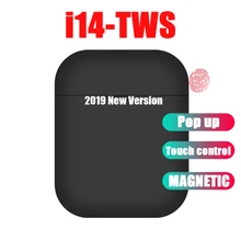 I14 TWS, мини наушники-вкладыши, беспроводные, Bluetooth 5,0, наушники, наушники с сенсорным управлением, гарнитура, спортивные наушники, audifonos para celular elari