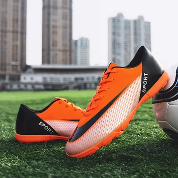 

Soccer Shoes for Men Kids Indoor Football Shoes Sneakers Turf Superfly Futsal Original Football Boots Comfortable Waterproof New