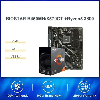 

AMD Ryzen R5 3600 Boxed Desktop Computer Processor Biostar B450 X470 X570 Motherboard CPU Set 7NM New Technology/Office Design