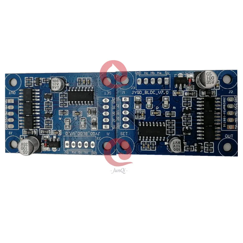 12/24VDC original JUYI JYQD_V7.0 BLDC controller motor driver suitable for less than 3A 20mm ~57mm BLDC Hall motor 2pcs/lot