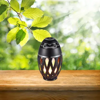 

portable Mini wireless Bluetooth Speaker Led Flame Speaker Realistic Dancing Flames Bluetooth Speakers Outdoor Loudspeaker
