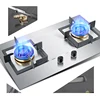 5KW Embedded Gas Stoves Stainless Steel Gas Cooker High-grade Cooktop Kitchen Equipment Stove 4
