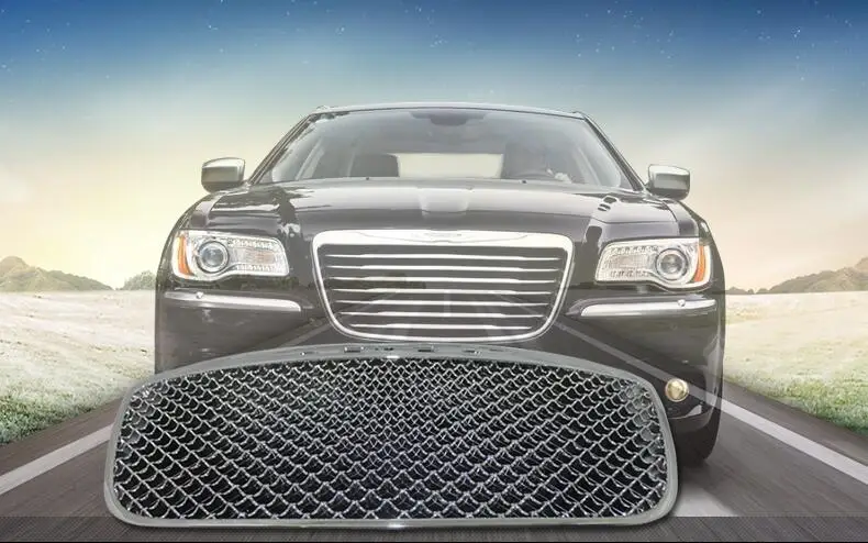 Хромированный автомобильный передний бампер JINGHANG ABS сетчатая решетка отделка