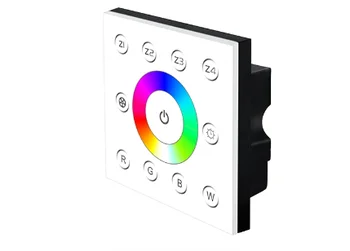 

Flexible P8 AC85V 265V multizone rgbw led control touch panel dmx controller