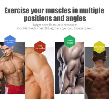 

Body Training ABS Work out Building Fitness Stands Bars Pushup 9 in 1 System Body Building Fitness Pair Exercise Hand Grip
