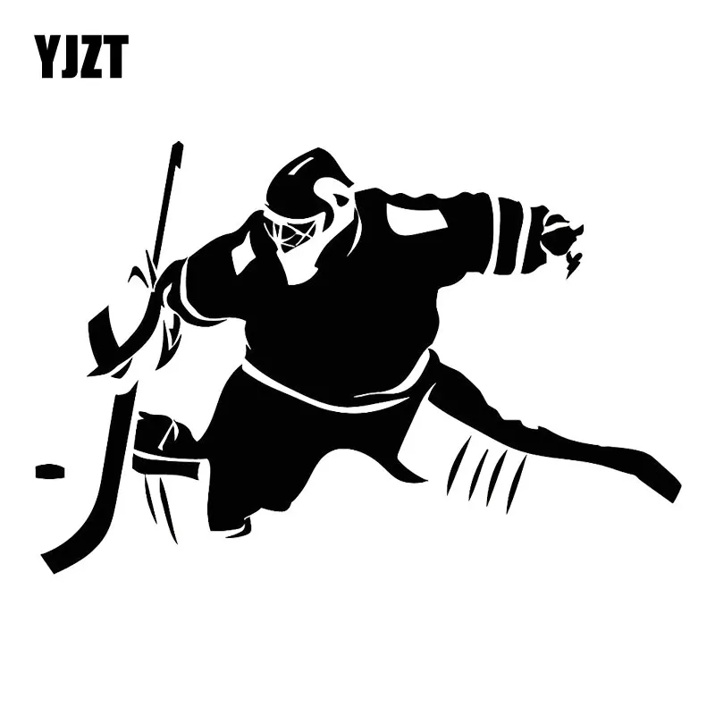 YJZT 18 см * 12 зимняя спортивная модная наклейка для хоккея с шайбой мультяшная