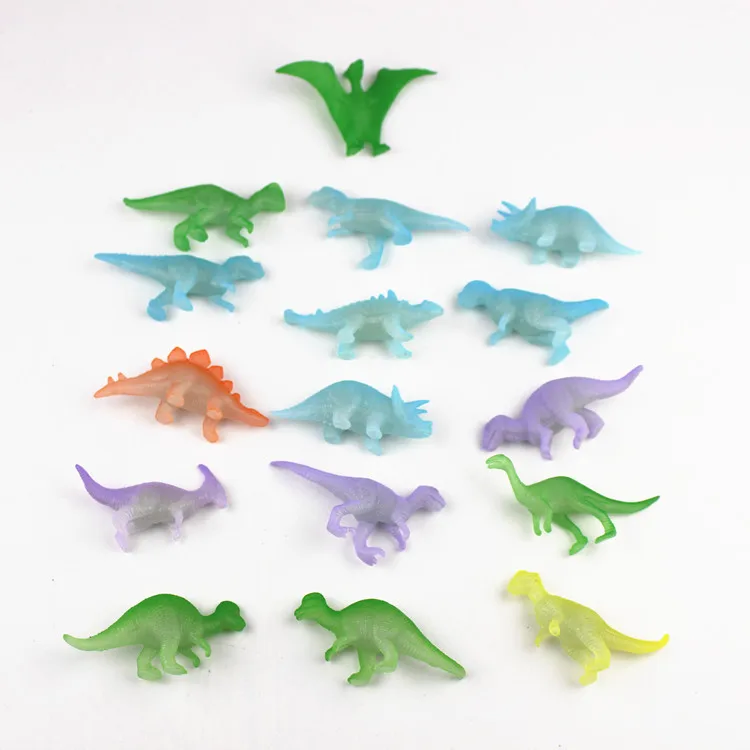 

New Style Bag Model Small Night Light Shining Dinosaur Model Plastic Jurassic Tyrannosaurus Rex Children Gift Toy