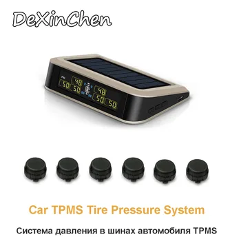

Auto Car Wireless TPMS Tire Pressure Monitoring System with 6 Sensors LCD Display Monitor