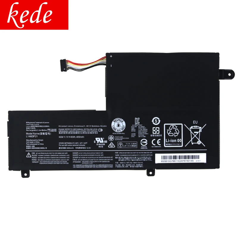 kede Original Laptop battery For Lenovo Yoga 500 14ISK S41 70 S41 75