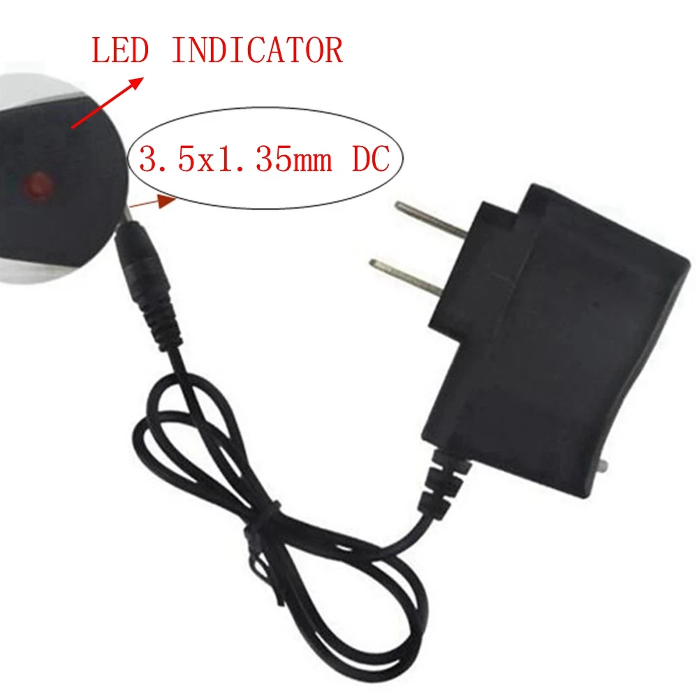 Charger Adapter charger adapter,battery charger,power supply adapter,battery charger adapter US EU DC4.2V 3.5mm Flashlight Power Supply 3.7V 500mA AC Smart 18650 Lithium Battery