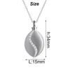 Dropshipping Teardrop Urn Necklaces Stainless Steel Inlay Crystal Keepsake Memorial Cremation Jewelry for Ashes 2