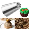 2PCS/set Drop Rose Flower Large Size Icing Piping Nozzle Grass Pastry Tips Metal Cream Cake Decorating Tools Stainless Steel ► Photo 2/6