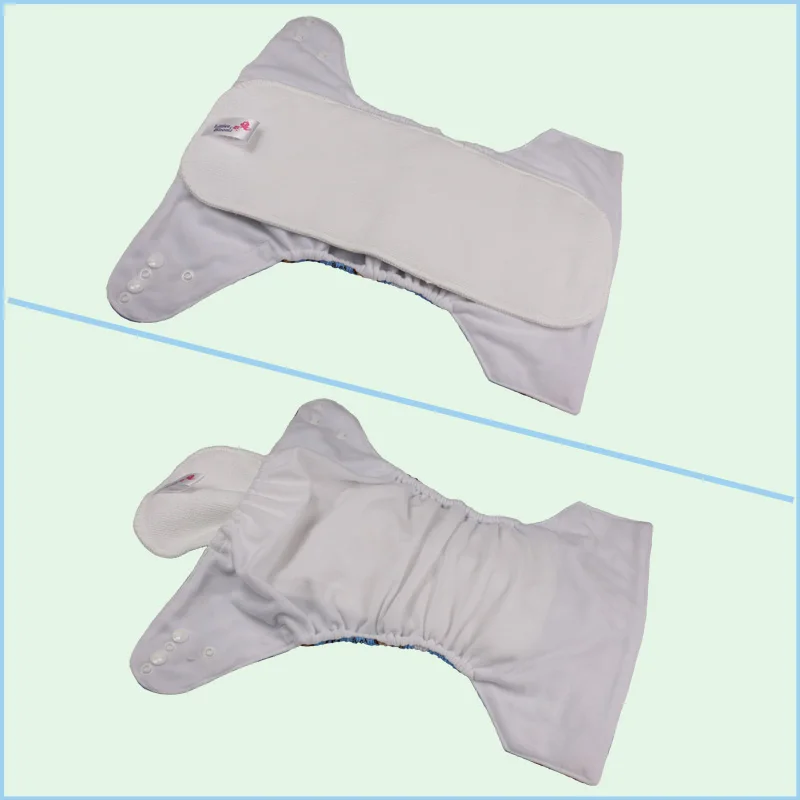 4pcs/set Washable Reusable Cloth Diaper Ecological Adjustable Nappy 4 Nappies/Diapers And 0 Inserts In One Set