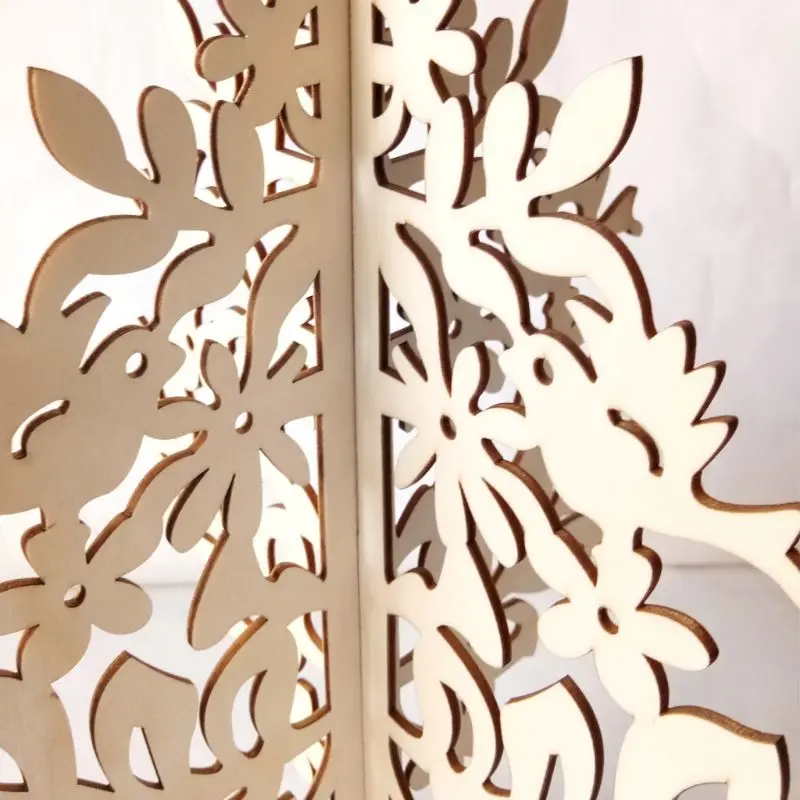 Творческий 3D DIY деревянная Рождественская елка украшение Рождественский стол поставка E65B