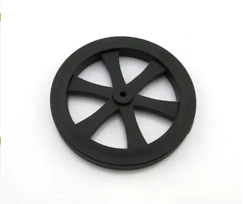 

50PCS 2*44mm wheel DIY toy wheel model of small wheel plastic wheel fitting model tire