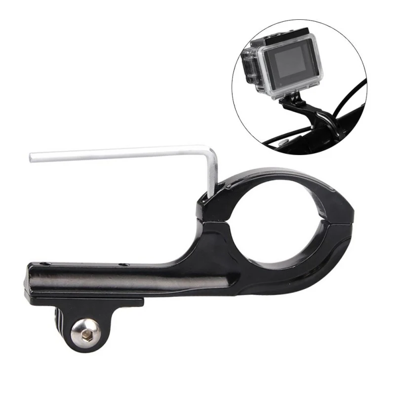 Велосипедный держатель с зажимом, велосипедный руль для GoPro, HD крепление, фиксированный кронштейн, CNC велосипедный зажим, аксессуары для спортивной камеры