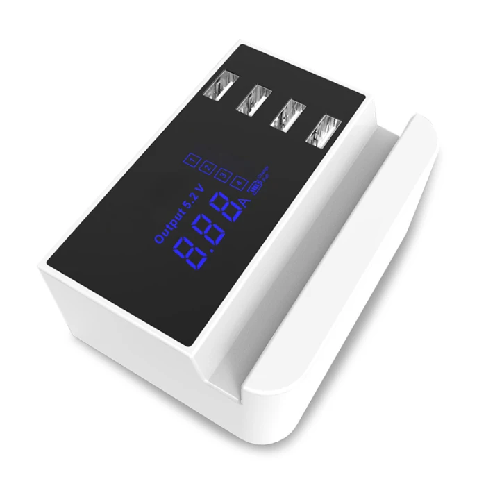 4-Порты и разъёмы Multi USB зарядное устройство Quick Зарядное устройство 20 Вт Мощность адаптер US/EU/UK переходник держатель для мобильного телефона, LHB99