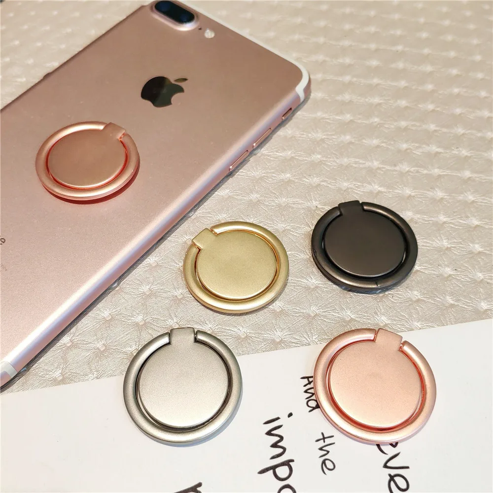 Круглый держатель телефона с кольцом на палец подставка для iPhone samsung поддержка Магнитная Автомобильная Подставка для телефона
