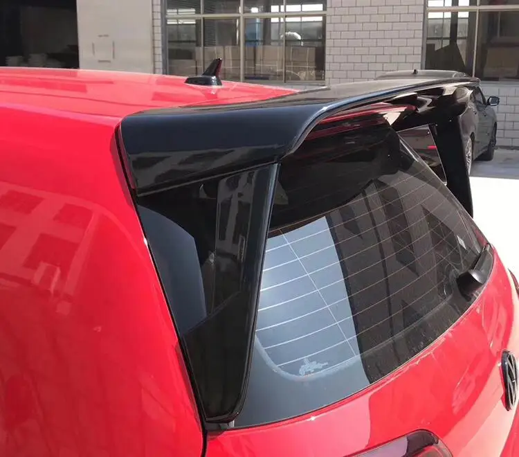 Для Volkswagen GOLF 7 MK7 спойлер- ASK GOLF 7,5 надрезаемая подкладка, ABS Материал заднее крыло автомобиля праймер цвет задний спойлер