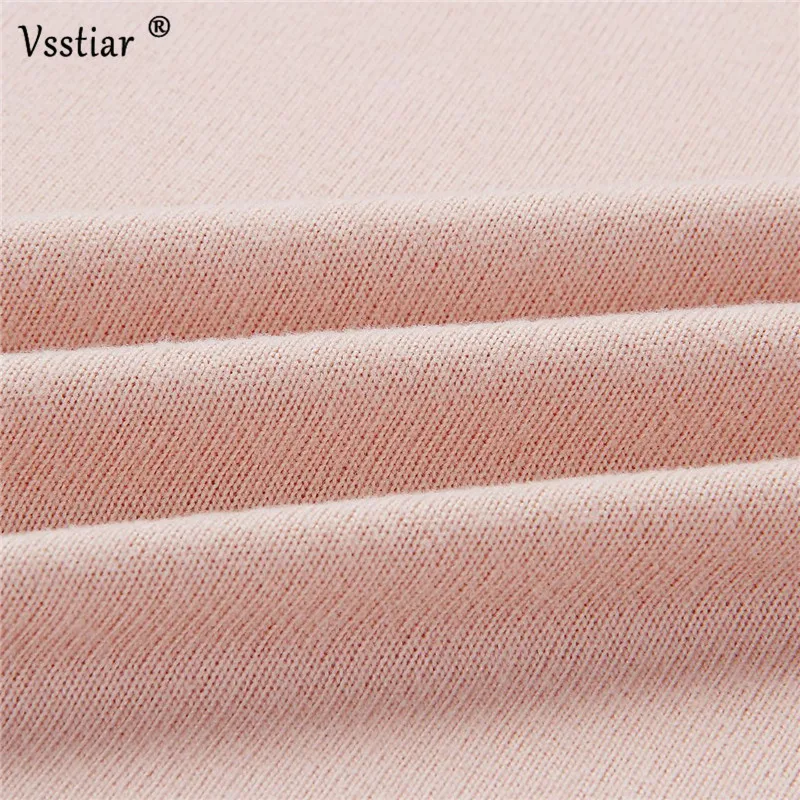 Vsstiar, v-образный вырез, длинный рукав, вязаный свитер, платье, Vestidos, Элегантная туника, розовый, черный, серый, Повседневный, теплый, осень, зима, платье для женщин