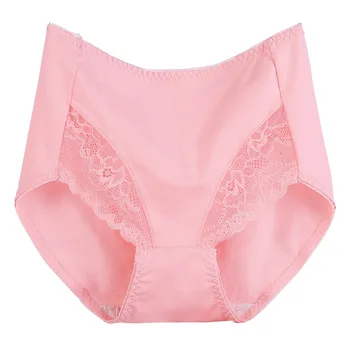 

1pc XL~6XL High Waist Cotton Briefs Women's Lingerie Plus Size Underwear Panties Solid Breathable Underpants Female Intimates