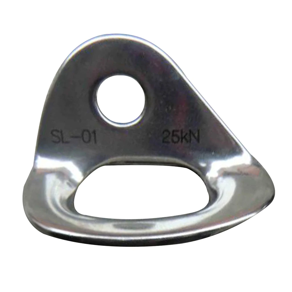 Rock Climbing Bolt Hanger Plate Stainless Steel Wall Climbing Anchor Hanger Hardware Gear Camping Hiking Accessories