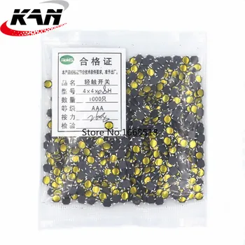 

1000pcs/lot touch switch 4*4*0.8mm 4 PIN Metal Tactile 12V 0.5A Micro SMT Push Button Switch High-Quality