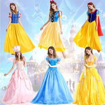 

Halloween Fairy Tale Snow White Princess Skirt Cinderella Adult Fairy Godmother Character Play