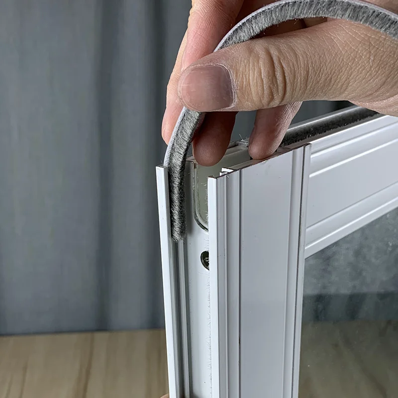 6 Size Door Window Brush Strip Weather Stripping For Home Door Window Draught Excluder Brush Weather Strip Seal Tape door seal strip sealing strip tape window seal strip sealing tape sealing strip door weatherstripping