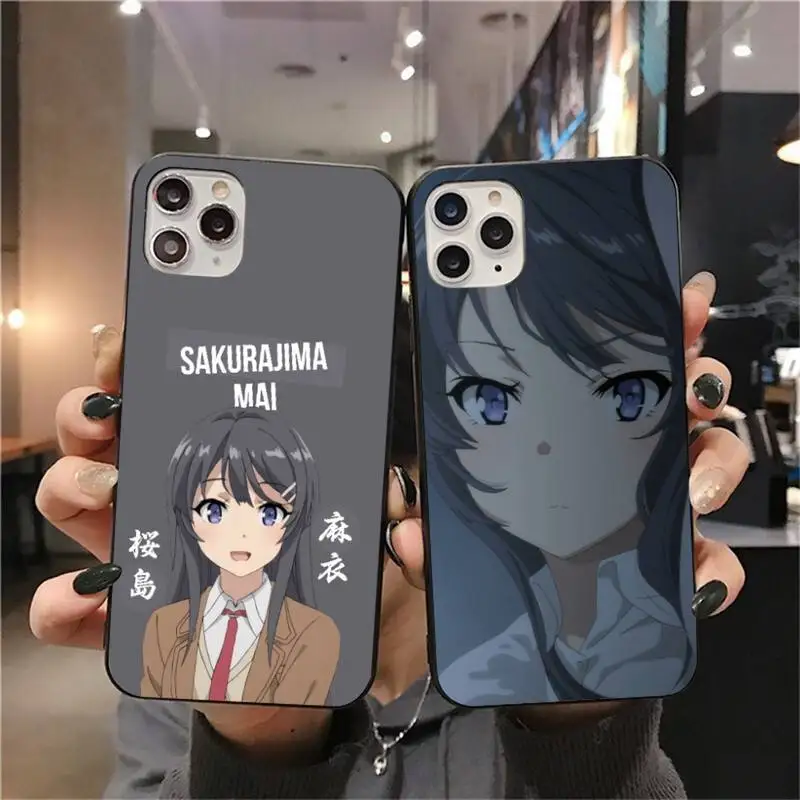 

Mai Sakurajima Aesthetic Phone Case for iphone 12 pro max mini 11 pro XS MAX 8 7 6 6S Plus X 5S SE 2020 XR case