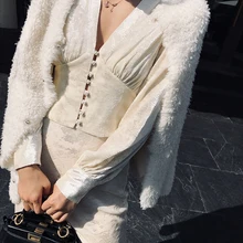 Шелковая бархатная Женская юбка со змеиным принтом