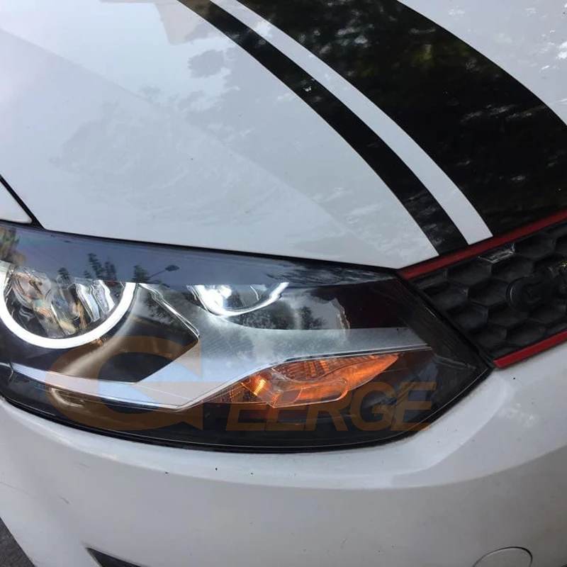 Для Volkswagen VW Fox CrossFox 2010 2011 2012 2013 2014 Отличный ультра яркий CCFL ангельские глазки Halo