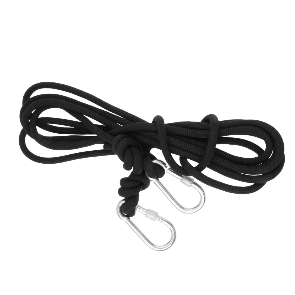 6mmx10m Climbing Auxiliary Rope Static Sling Fall Protection Safety Gear Descending Backpacking Roofing