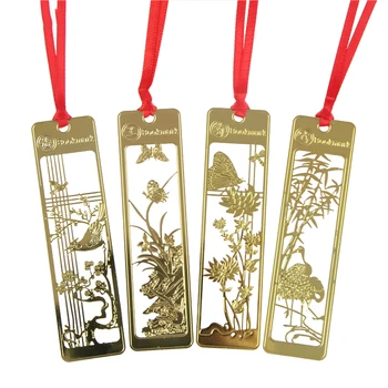 

1 PC New Cute Kawaii Beautiful Chinese Style Vintage Exquisite Metal Bookmark for Book Creative Item Gift Package 1224