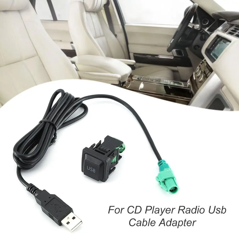 USB кнопка переключения USB кабель адаптера для Volkswagen CD радио плеер
