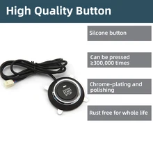 

Hot sale Car Alarm Remote Control Car Keyless Entry Engine Start Alarm System Push Button Remote Starter Stop Auto