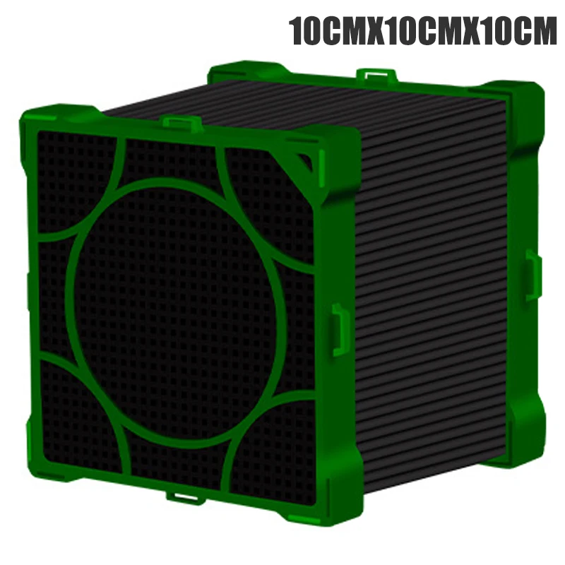 Aquarium Filter Cubes Strong Filtration Absorption Activate Carbon Magnetic Fish Tank Water Purifier HG99 - Color: 10cmx10cmx10cm