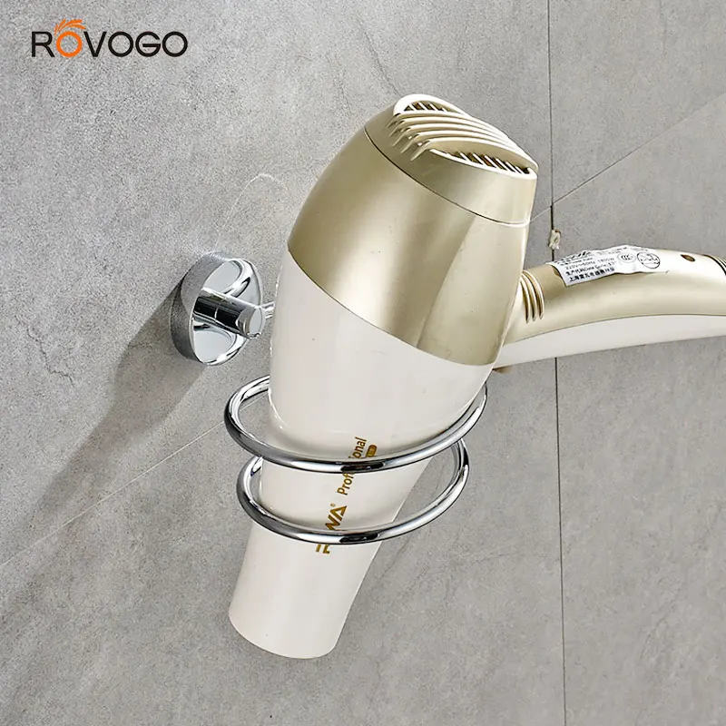 Держатель для фена ROVOGO из нержавеющей стали настенный держатель органайзер