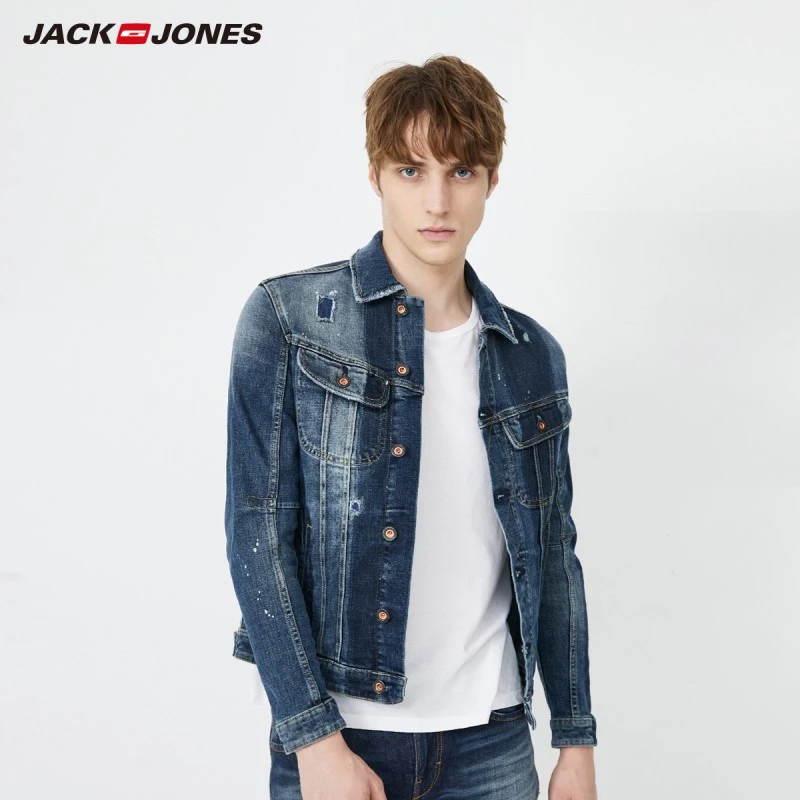 JackJones chaqueta para hombre, ropa de calle deshilachada, - AliExpress