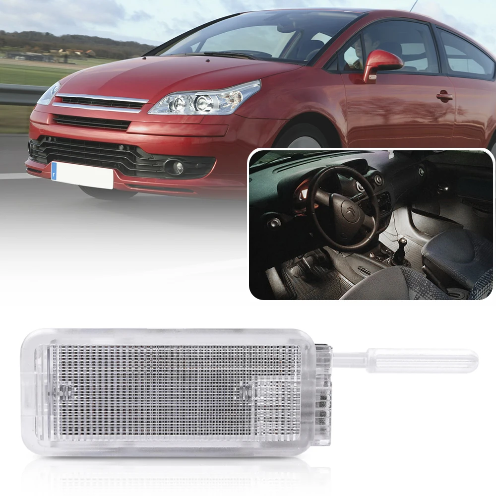 

1Pc Led Luggage Trunk Interior Light Glove Box Lamp for Peugeot 1007 206 306 307 308 406 407 607 806 807 3008 5008