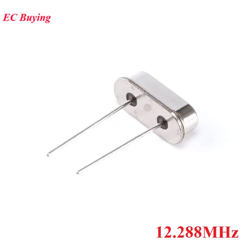 12.288MHz Mini Passive Resonator Quartz HC-49S Crystal Oscillator 10pcs/lot crystal oscillator,quartz resonator