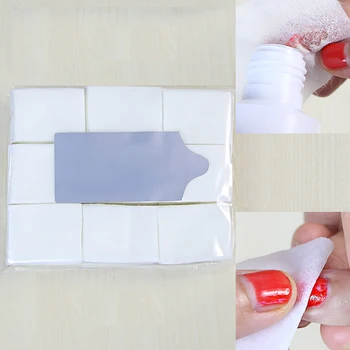 

900Pcs Nail Wipes Lint Nail Art Care Wipe Polish Acrylic UV Remover Cleaner Pads Gel Cotton Nail Remover Tool TSLM1