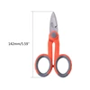 Drop#Wholesale 5-1/2" Multipurpose Electrical Shears Fiber Optic Kevlar For Cut Electrical Wire Dropshipping 4