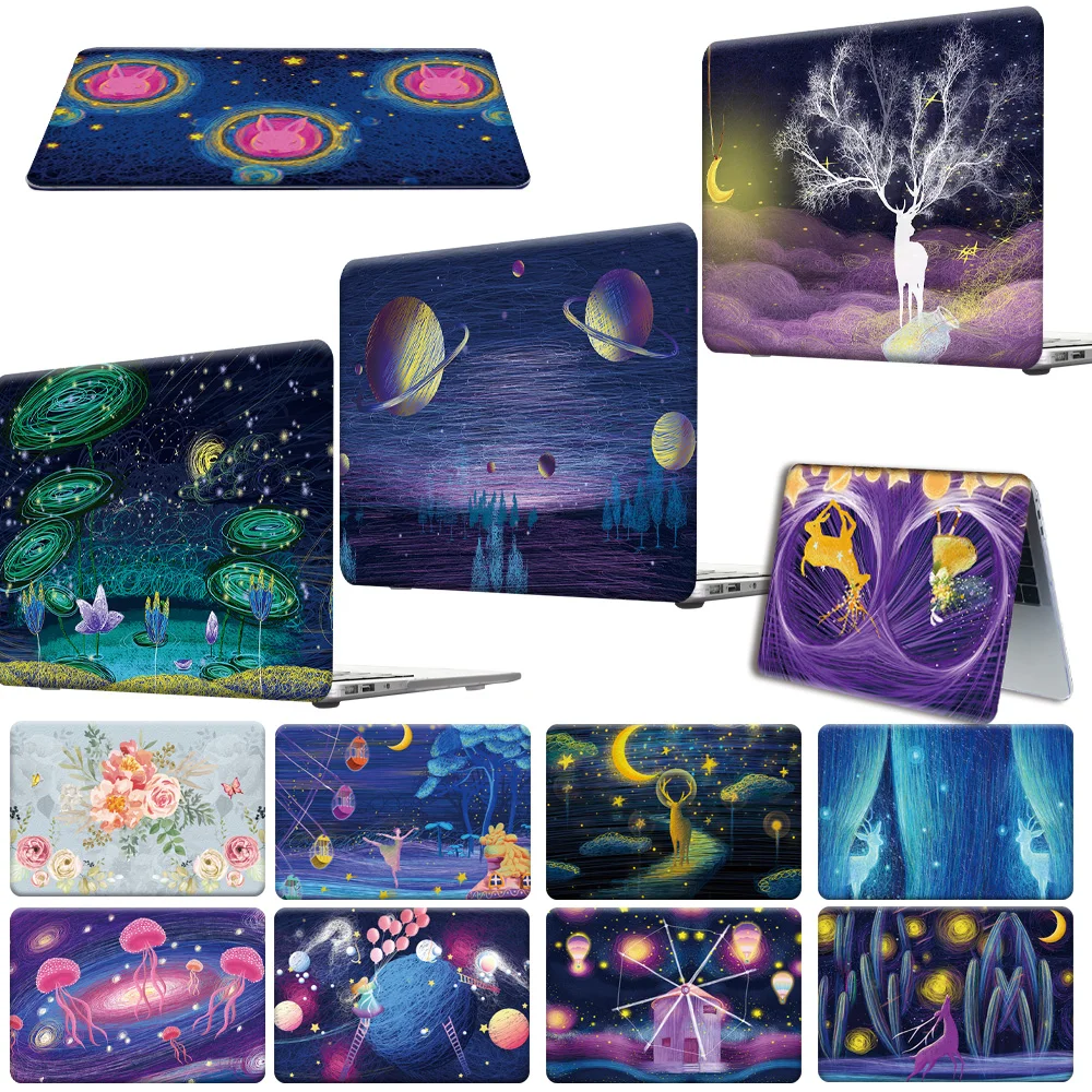 Новый чехол для ноутбука Apple MacBook Air Pro Retina 11 12 13 15/Air (A 1932) (2179) Жесткий Чехол с