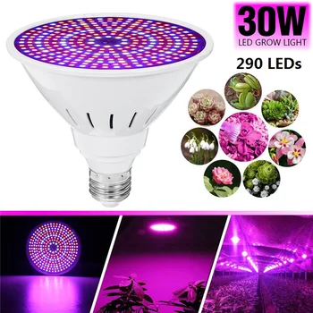 

Full spectrum Plant Grow Led Light Bulbs Lamp lighting 290LEDs for Seeds hydro Flower Greenhouse Veg Indoor E27 phyto growbox