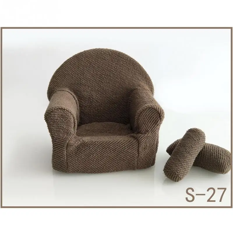 Детский диван, набор для новорожденных, реквизит для фотографий, маленький диван, сиденье для младенцев с подушкой, аксессуары для малышей - Цвет: S27