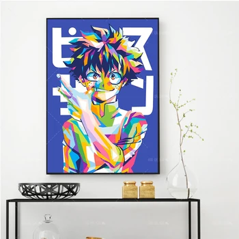 

Modern Canvas Painting Wall Art Print Japan Hot My Hero Academia Anime Poster Fashion Home Decor For Boy Bedroom Modular Picture