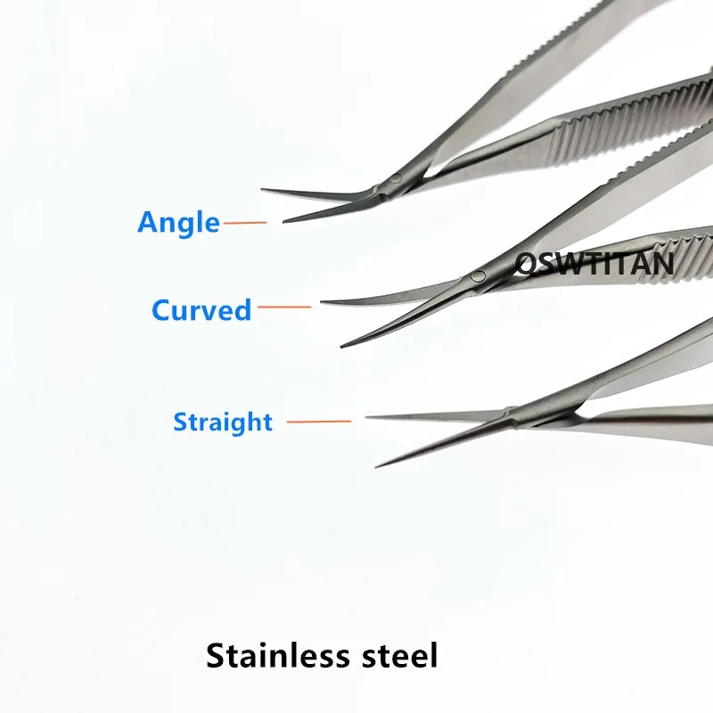 Description Picture 4 of itemCapsule membrane scissors 11.5cm  Ophthalmic microsurgery scissors Pet Surgical Instrument